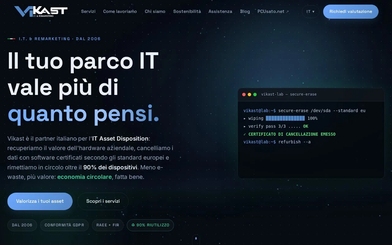 Vikast website